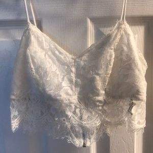 Lace crop top